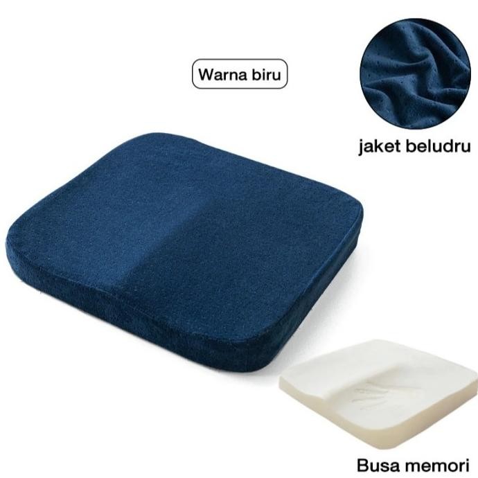 

TERSEDIA ALAS DUDUK TERAPI TULANG EKOR EMPUK BANTAL PANTAT PUNGGUNG FOAM MEMORY