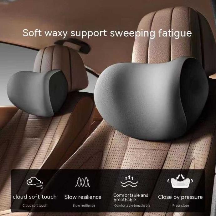 

TERSEDIA BANTAL LEHER KURSI MOBIL MEMORY FOAM NECK PILLOW HEADREST NYAMAN LEMBU