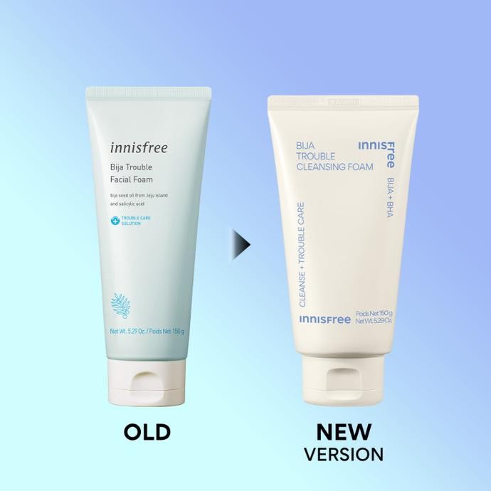 

TERSEDIA INNISFREE BIJA TROUBLE FACIAL FOAM CLEANSER 150ML SABUN JERAWAT