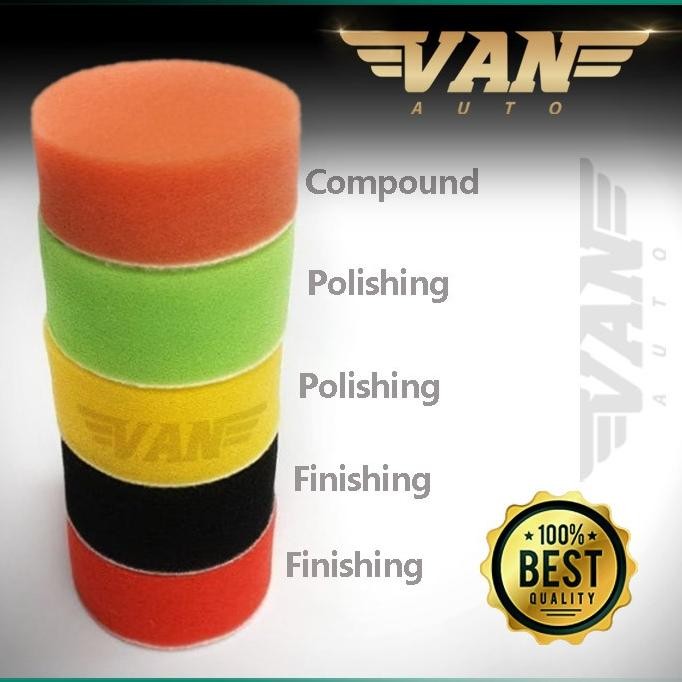 

TERSEDIA BUSA POLES MINI 2 INCH - 5 PCS / SPONGE POLISHING PAD / FOAM PAD MINI