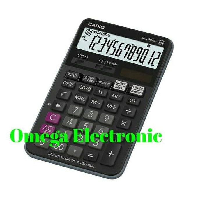 

TERLARIS - Casio Calculator JJ 120D Plus - Check & Correct Kalkulator Desktop