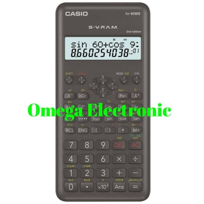 

TERMURAH - Casio FX-95MS - Scientific Kalkulator Sekolah Calculator FX 95 MS