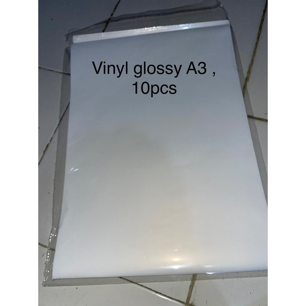 

Terlaris Kertas Sticker Vinyl Glossy 190Gr Gsm A3 Waterproof 10Pcs Per Pack New