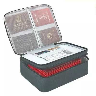 

Terlaris Premium 2 Resleting Tas Dokumen Tempat Penyimpanan File Sertifikast 2 Tingkat Waterproof