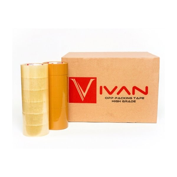 

Terlaris Lakban Bening Ivan 2Inch X 90Yrd Dus New