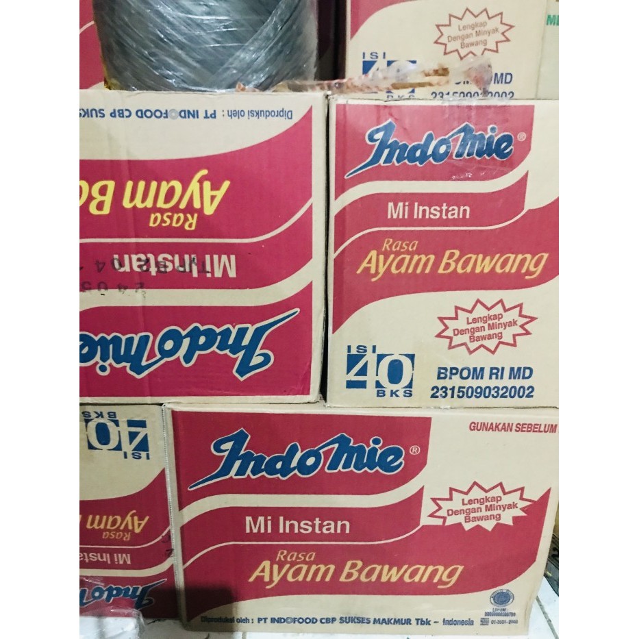 

INDOMIE AYAM BAWANG 1 Dus Karton isi 40 pcs PROMO