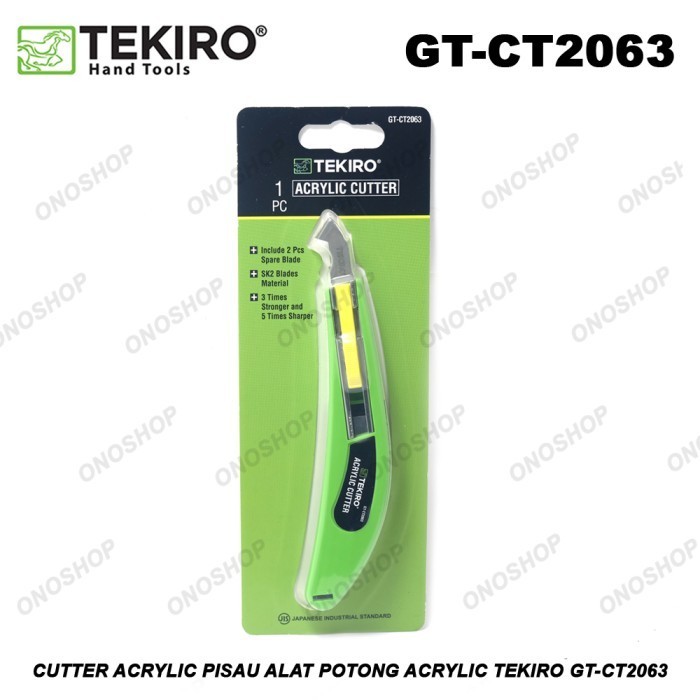 

Cutter Acrylic Pisau Alat Potong Acrylic Tekiro GT-CT2063 FREE ONGKIR Kode 572