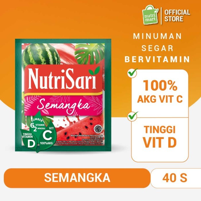 

NutriSari Semangka (40 Sch) BERMUTU