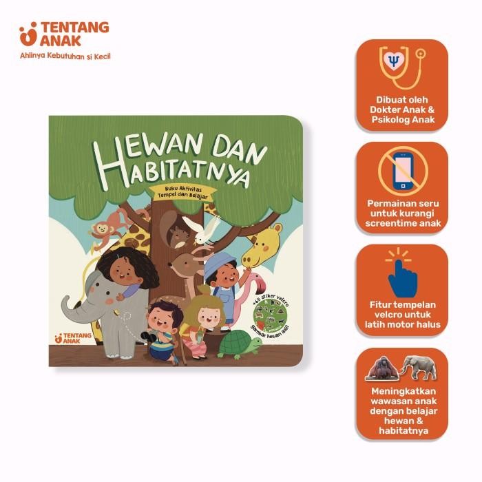 

Tentang Anak - Buku Aktivitas | Hewan & Transportasi | Quiet Book | Busy Book Stiker Lepas Pasang | Buku Anak Latih Fokus, Bebas Screen Time