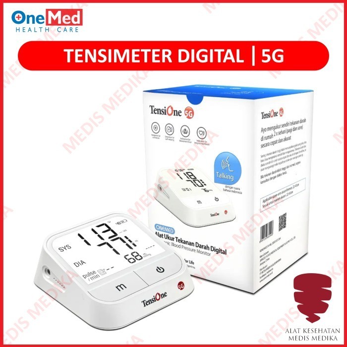 Tensimeter Digital Suara Alat Ukur Tes Tekanan Darah Tensi Meter Voice