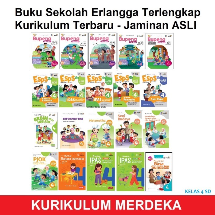 

PROMO! Buku ESPS Bupena Phintar 4 SD Pelajaran Kurikulum Merdeka Erlangga