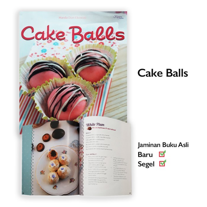 

Buku Resep Membuat Kue Bola Inovasi Baru CAKE BALLS Enak + Resep icing