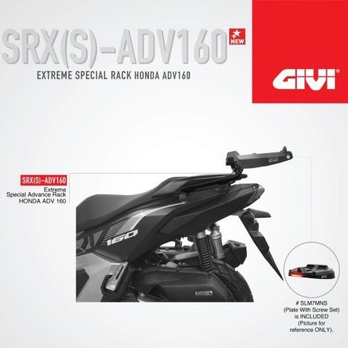 TERBARU Braket Breket Bracket Top Box GIVI SRV Honda New ADV 160
