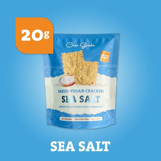 

READY STOCK BALI Casa Grata Mini Sea Salt Crackers 20 gram