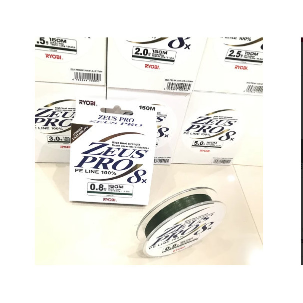 Senar Pe Ryobi Zeus Pro X8-150 Meter