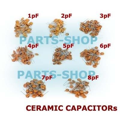 Ceramic Capacitor 1pf 2pf 3pf 4pf 5pf 6pf 7pf 8pf Kapasitor Keramik Import Premium
