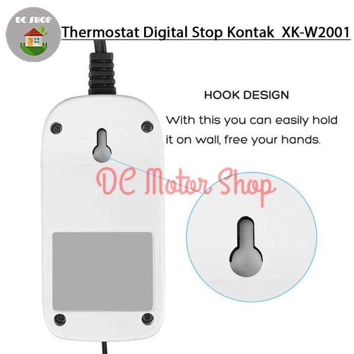 Thermostat Digital Stop Kontak Termostat Suhu Mesin Tetas Kulkas W2001 Import Premium
