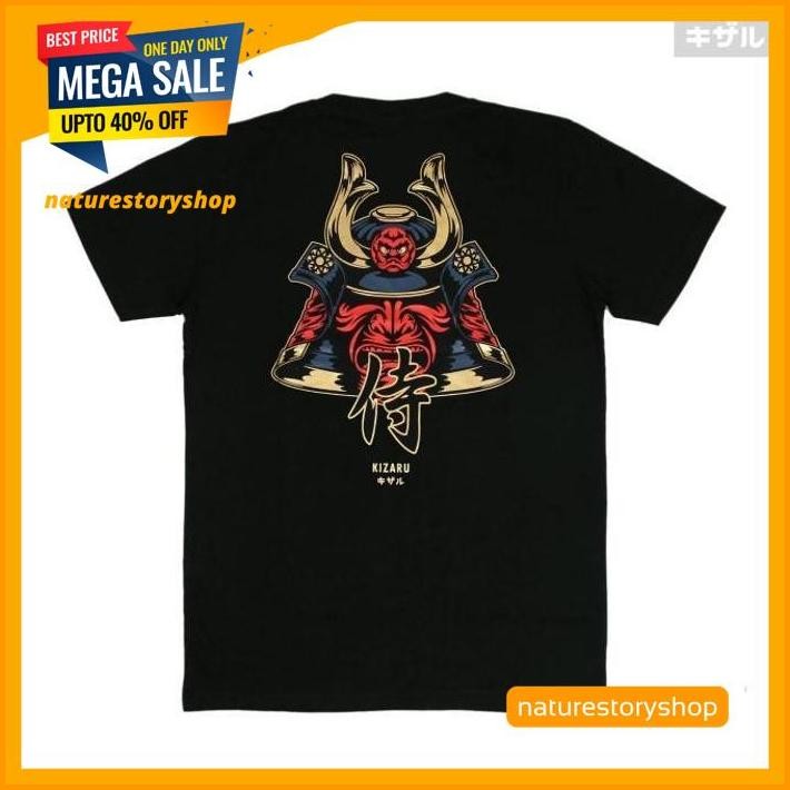 KAOS JAPAN SAMURAI KUALITAS PREMIUM - KIZARU BEST DEAL 