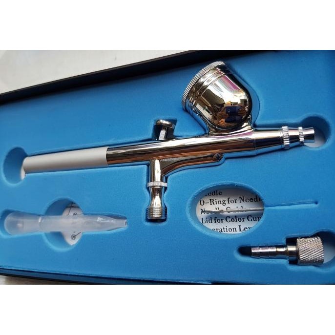 

Promo AIRBRUSH SPRAY GUN KIT ART PAINTING AIR BRUSH 0.2mm 9cc COD