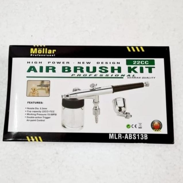 

Promo Mollar Airbrush Air Brush Kit Spet Spray Gun Lukis Art Besar TG 133B COD