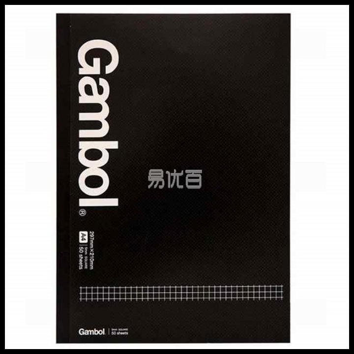 

Kokuyo Watanabe Gambol Notebook Jilid Nirkabel 5Mm-A4/50-Wcn-Gnb2553