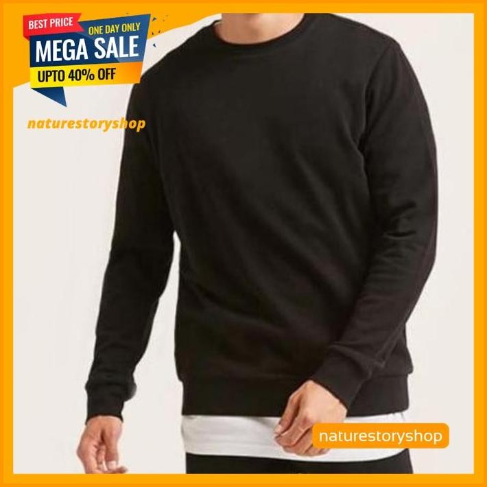 JAKET SWEATER CREWNECK DISTRO POLOS CUSTOM SABLON BORDIR PRIA WANITA      FREE ONGKIR 