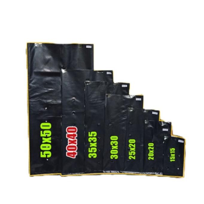 Plastik Polybag Pot Wadah Polyback Bibit Juara 40 X 40 Produk Original Pabrik