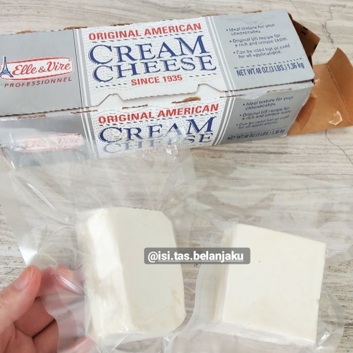 

PRODUK TERBATAS Elle Vire Cream Cheese Keju krim 200 gr Kode 125