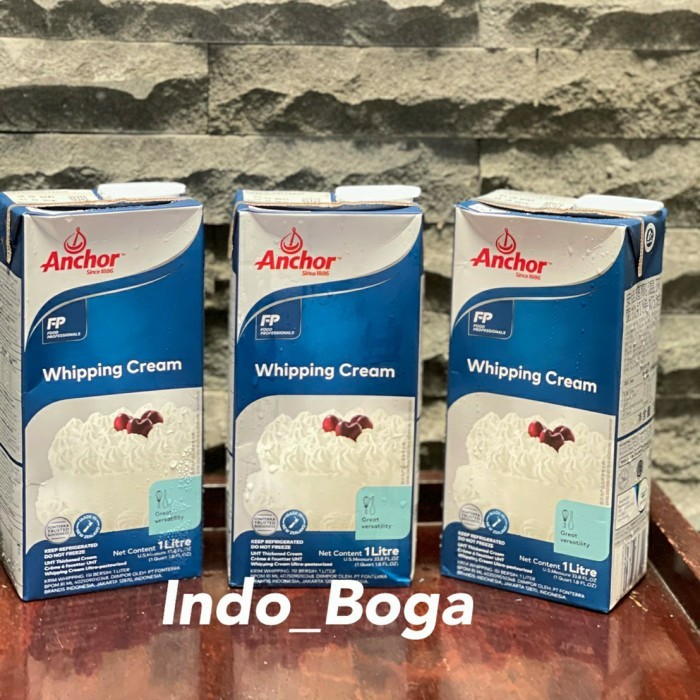 

TERMURAH anchor whipping cream 1 liter Kode 1332