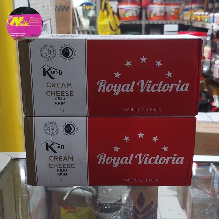 

KOMPLIT cream cheese Royal Victoria 1kg khusus grab dan gojek Kode 1401