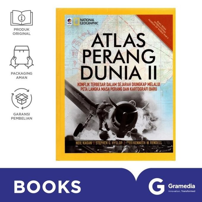 

National Geographic Atlas Perang Dunia II - HC