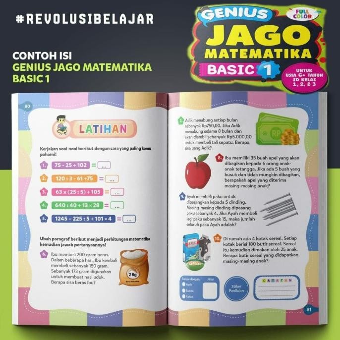 

Buku Genius : Jago Matematika (Basic 1 dan 2)