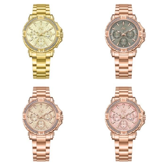 Jam Tangan Wanita Alexandre Christie Ac 9205 Diamond Rantai Terpercaya