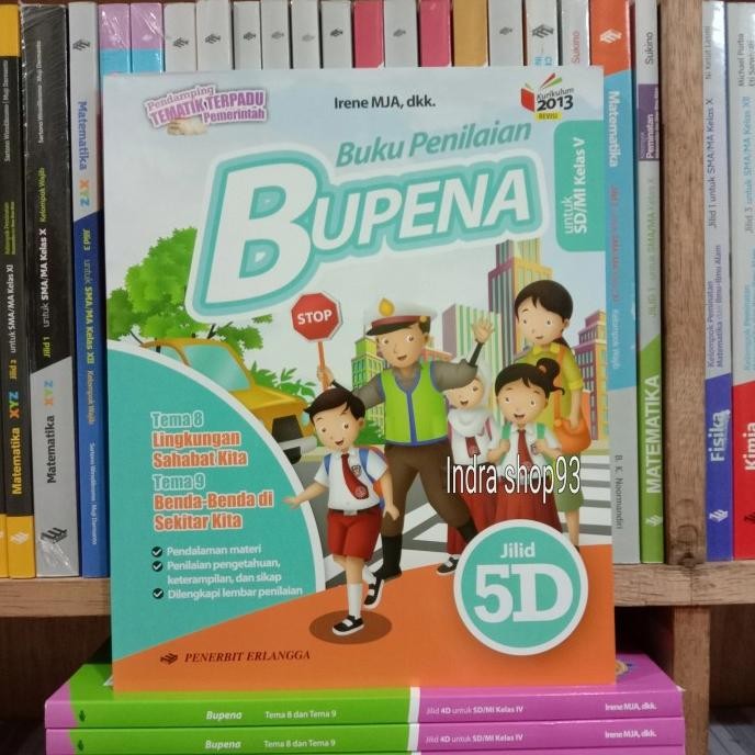 

Buku Bupena 5A,5B,5C,5D Kelas 5 SD K13 Revisi Erlangga