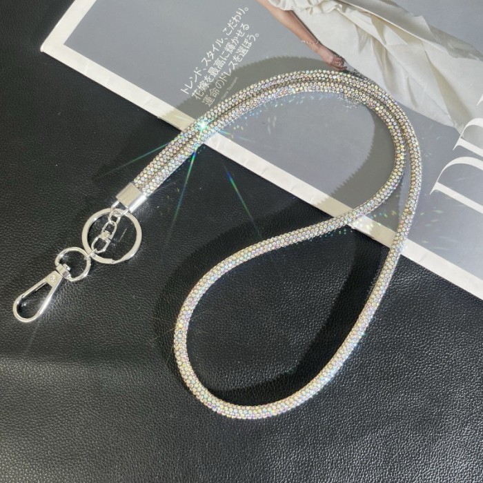 

Neck Lanyard ID Card Tali Gantungan HP Handphone Diamond Crystal (48 cm) STOK TERBATAS Kode 830