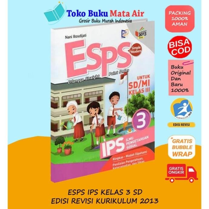 

BEST SELLER ESPS IPS 3 UNTUK SD/MI KELAS III ( K13N ) ERLANGGA