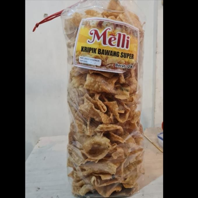 

TERBARU KRIPIK BAWANG MELLI 2KG !!!!!