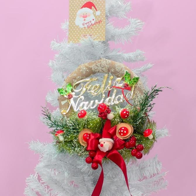 

Sale! Dekorasi natal gantungan garland feliz navidad