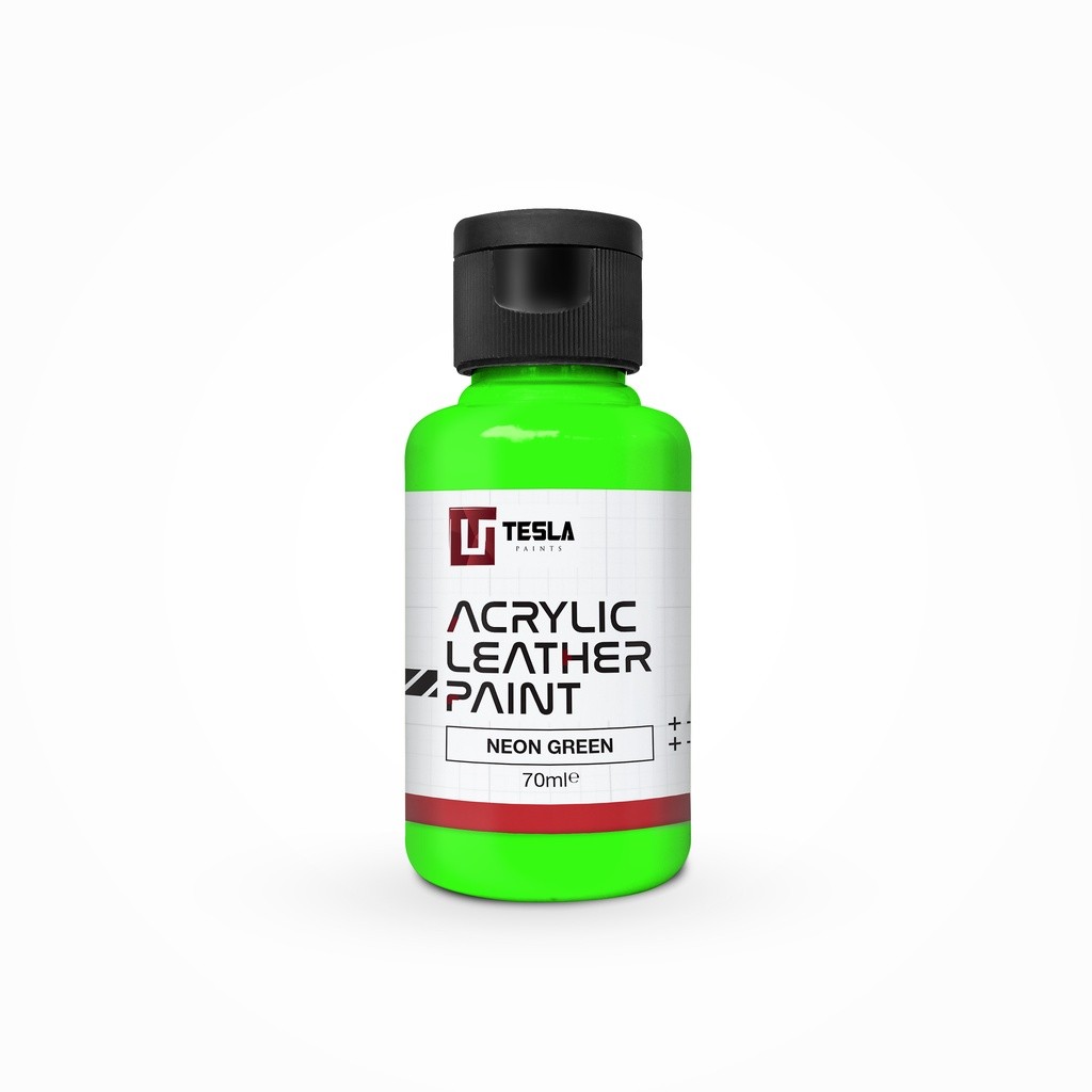 

ACRYLIC LEATHER PAINT - 70ML - NEON GREEN