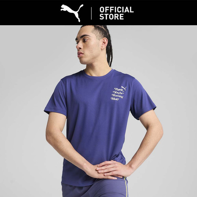 PUMA GRAPHICS Slogan Running Tee Men