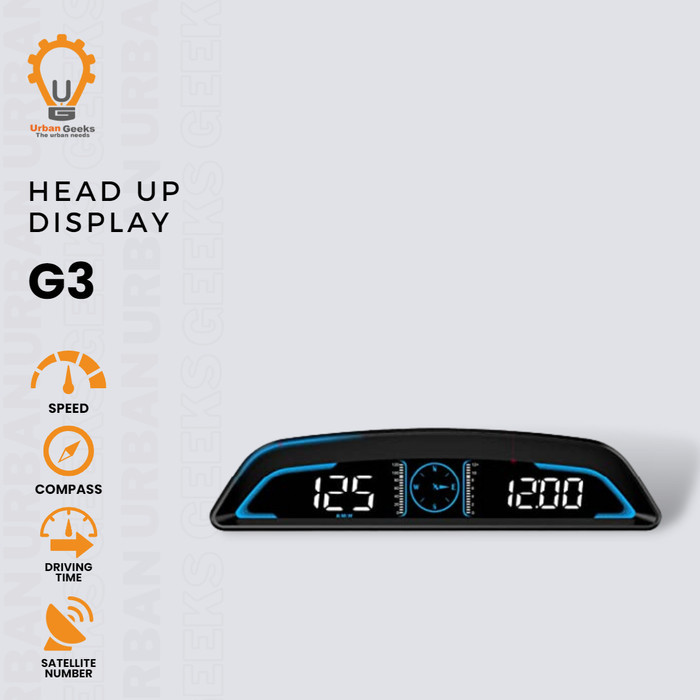 HUD G3 Head Up Display OBD2 With Over Speed Alarm System