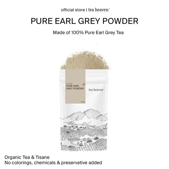 

PURE EARL GREY POWDER / LATTE BUBUK MINUMAN PREMIUM EARL GREY BERGAMOT SIAP KIRIM