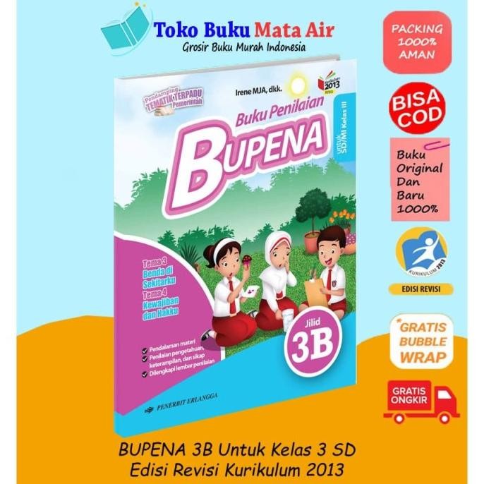 

BEST SELLER ORIGINAL BUPENA 3B SD/MI Kelas 3 ERLANGGA