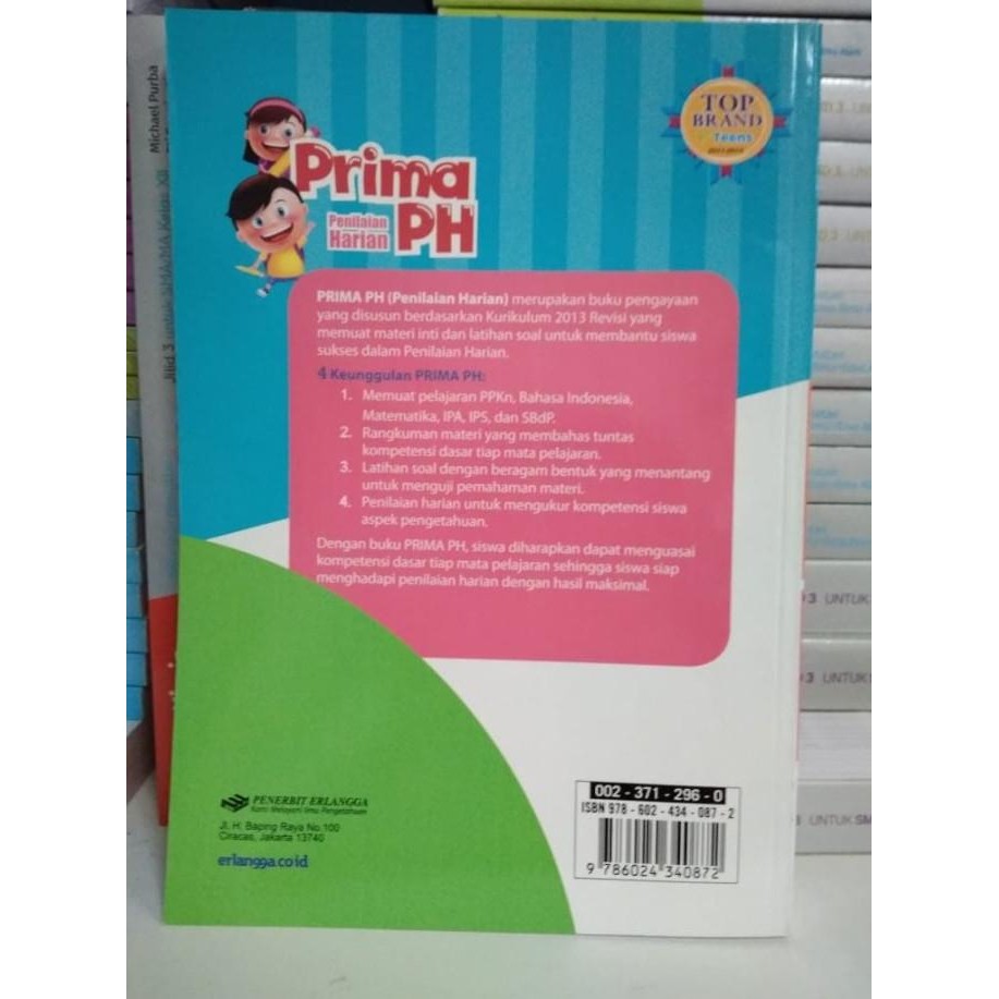 

ORIGINAL BEST SELLER PRIMA PH Penilaian Harian 5B K13N ERLANGGA