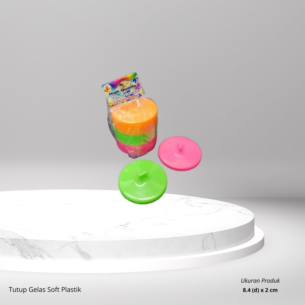 Tutup Gelas Soft Plastik Perabot Plastik Dapur