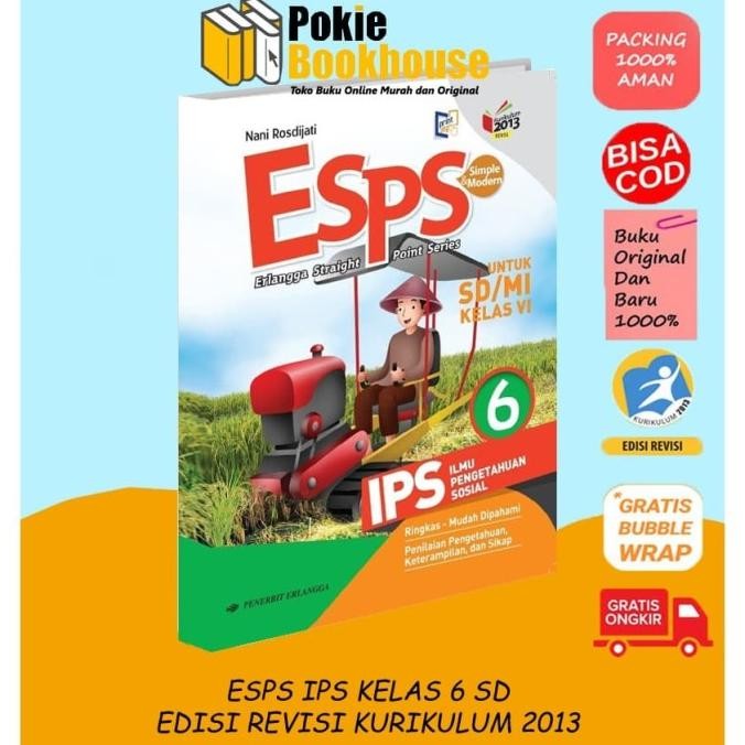 

BEST SELLER ESPS IPS 6 SD/MI KELAS VI ( K13N ) ERLANGGA NANI R DKK