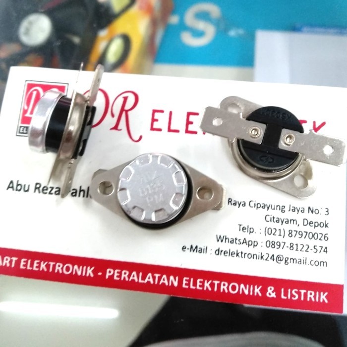 Thermostat KSD302 KSD 302 250v 10a 150 derajat Thermofuse celcius