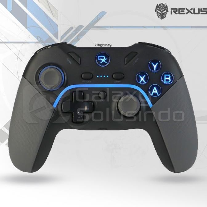 Rexus Daxa Asteria DX-AX1 Black Wireless Gamepad - Hitam