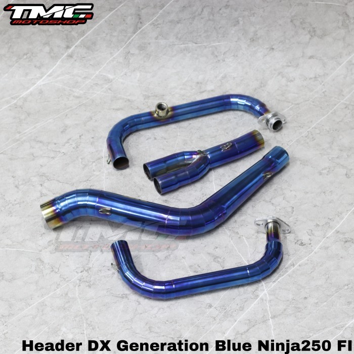 Leher Header Dx Blue Ninja250Fi New Ninja250 Cbr250 Cbr R25 Rr Mono