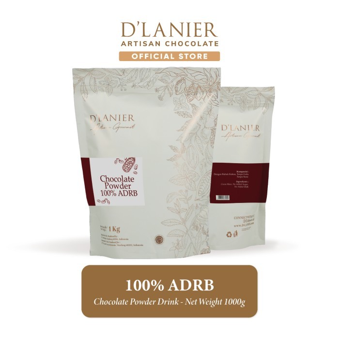 

D'Lanier Chocolate Powder 100% ADRB - 1 kg